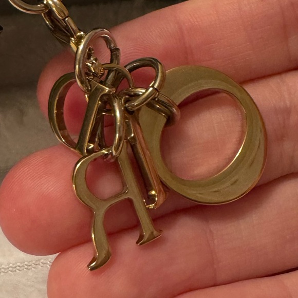 RARE Dior Gold Micro Cannage Lady Dior Metallic Patent Leather Card Holder - Picture 12 of 12